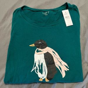 NWT Loft Penguin Long Sleeve